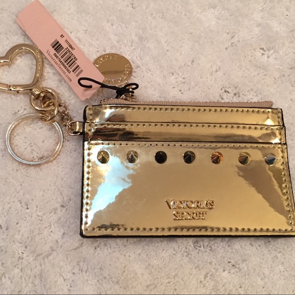 2/$25⭐️ Victoria's Secret Gold Stud Key Card Case - Picture 5 of 7